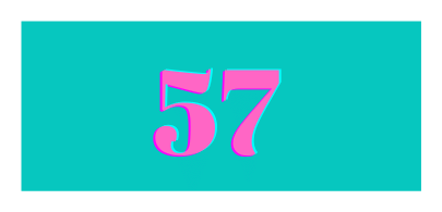 Number of the day: 57